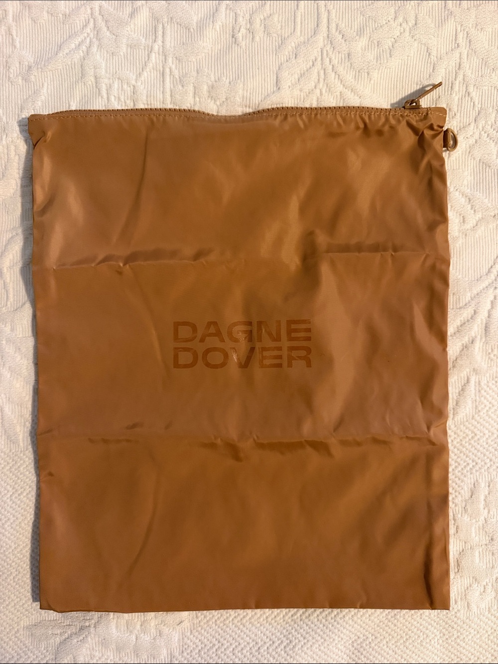 Dagne Dover Clove Zipper Top Shoe Bag